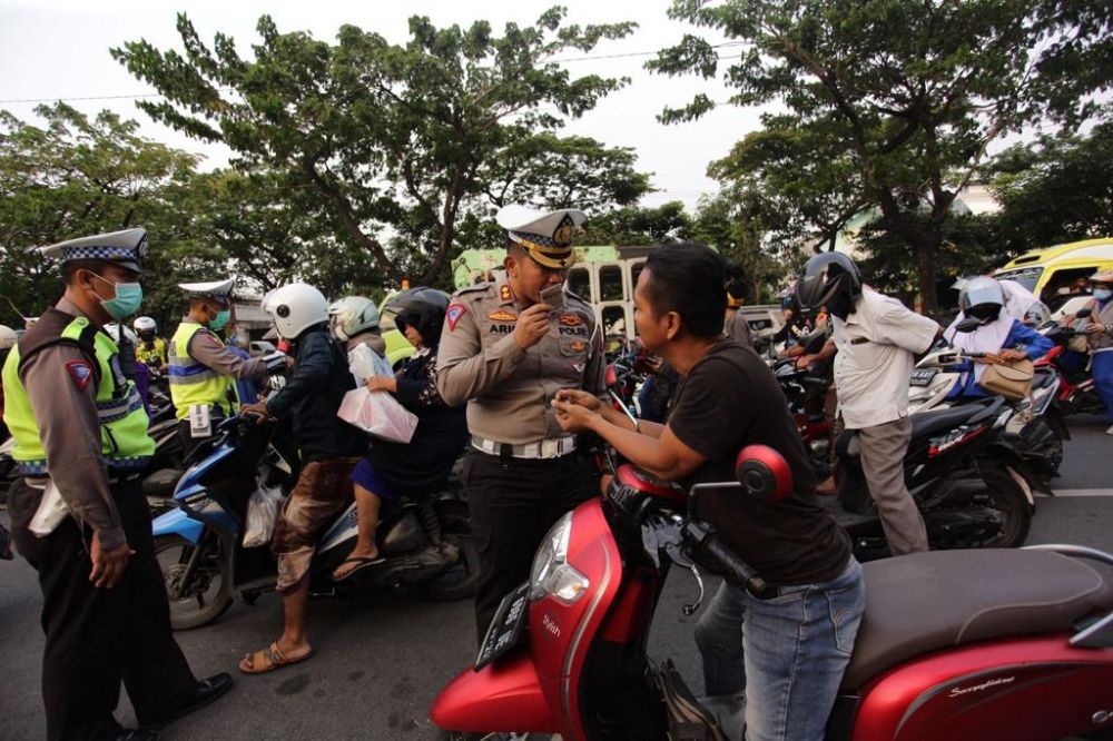 Satlantas Polrestabes Surabaya gelar razia cegah ruang gerak curanmor
