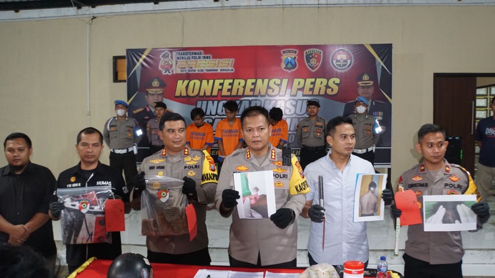 Polresta Sidoarjo amankan pelaku penyerangan perguruan silat di Sidoarjo