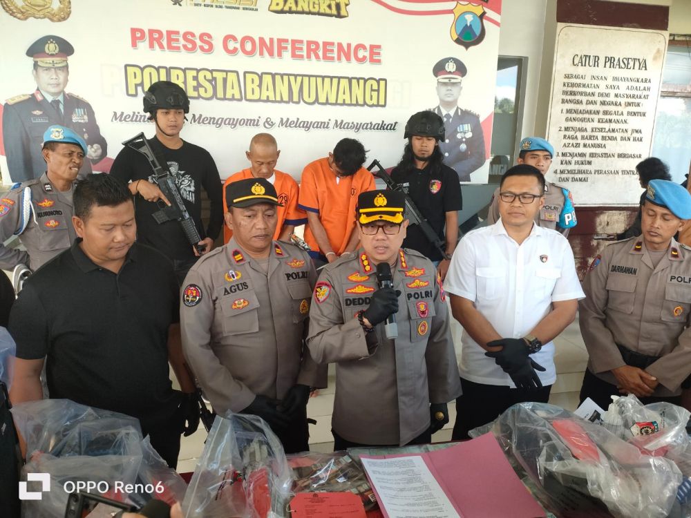 Satreskrim Polresta Banyuwangi Ungkap Kasus Pembobolan ATM