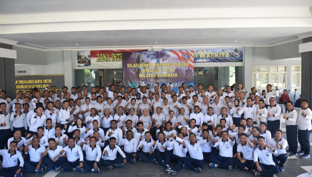 Asintel Danlantamal V Kolonel Laut (P) Fafan Yudo Brahmono ikuti acara silaturahmi