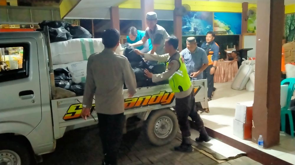 Polres Gresik Bersama Dinas Terkait Bentuk Posko Penanggulangan Bencana Gempa di Sangkapura
