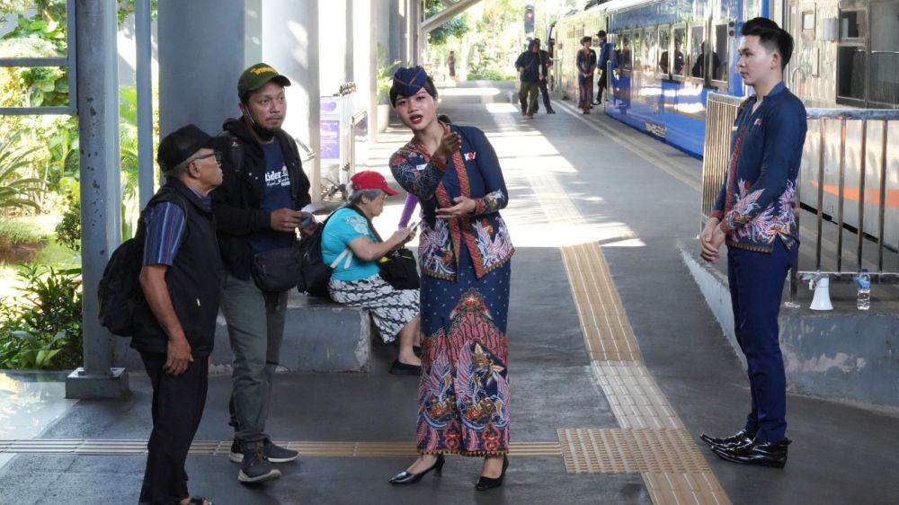 Pengguna KA meningkatkan saat libur hari raya Idul Adha