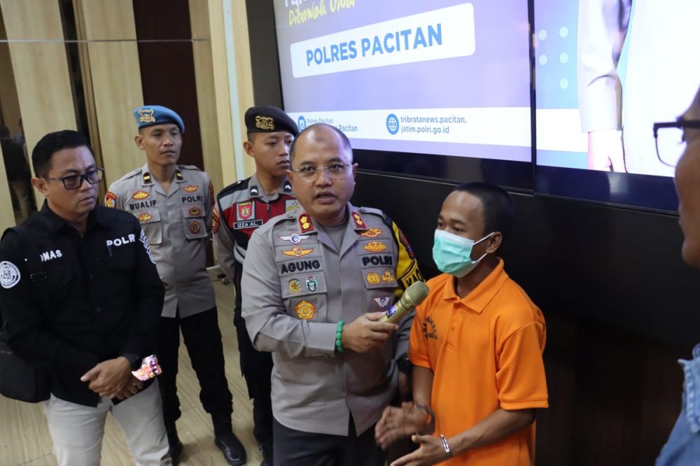 Satreskrim Polres Pacitan Tangkap Pelaku Rudapaksa