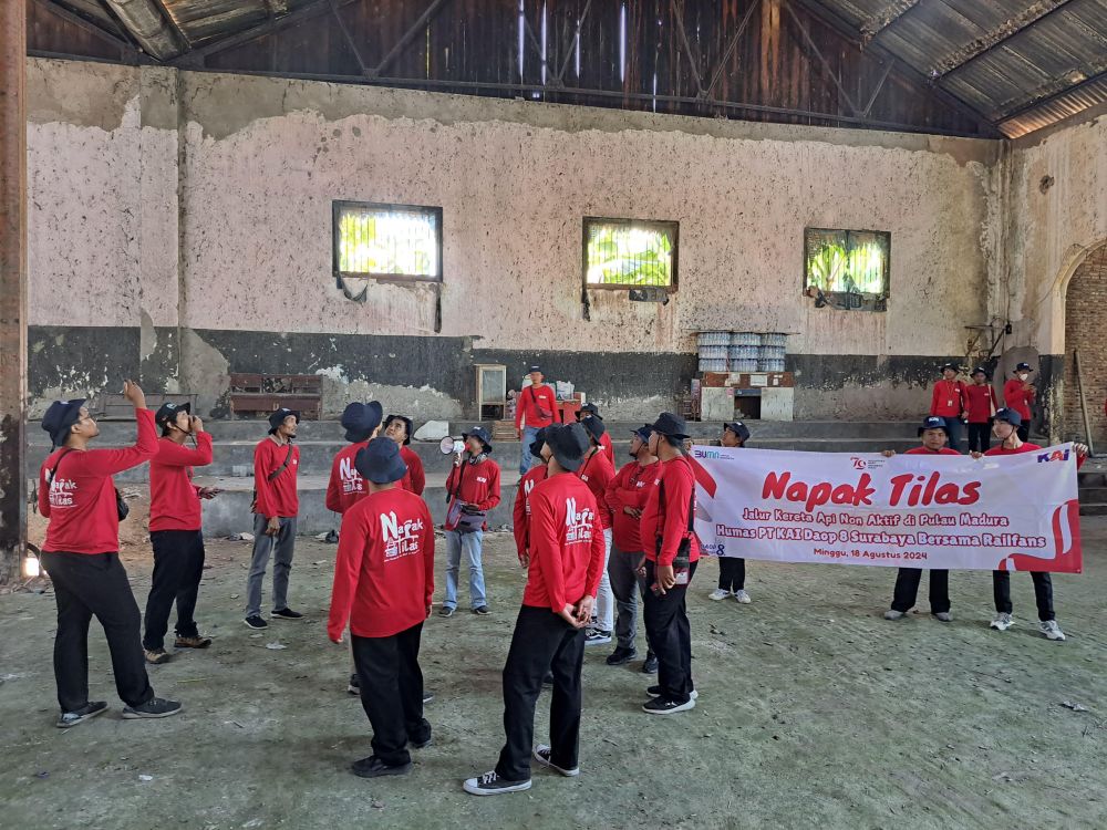 PT KAI Daop 8 ajak pecinta kereta api Napak tilas kemerdekaan di Madura